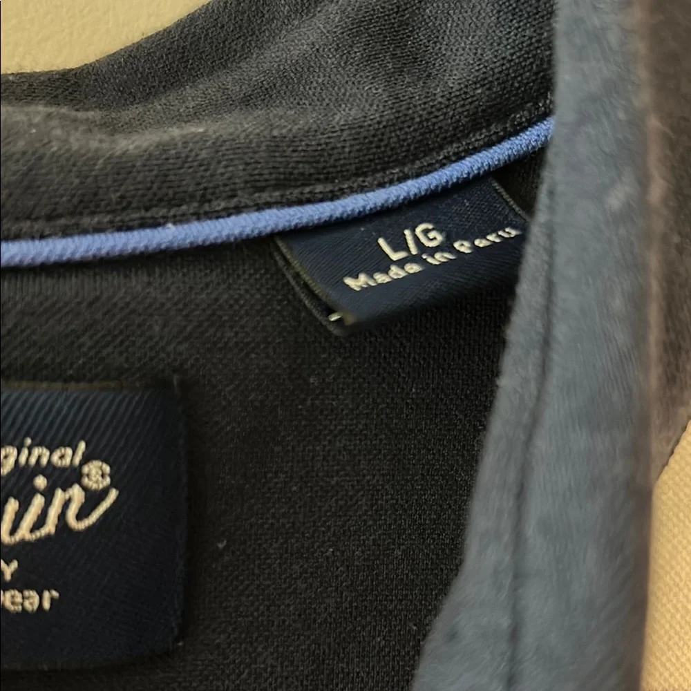 Original Penguin Polo Shirt in Blue and Red Stripes - Picture 3 of 5